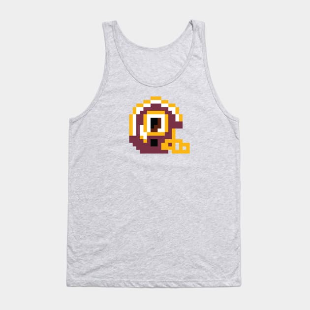 8 Bit Washington Redskins Helmet Tank Top by N8I